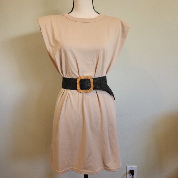 NWOT Gladiator dress with belt - Picture 2 of 7